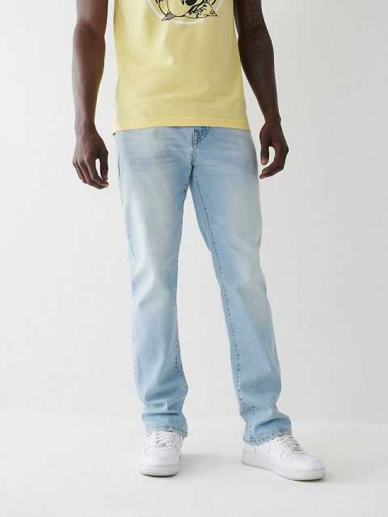 Jeans Straight True Religion Ricky Hombre Azules Claro | Colombia-IKNDMCU68