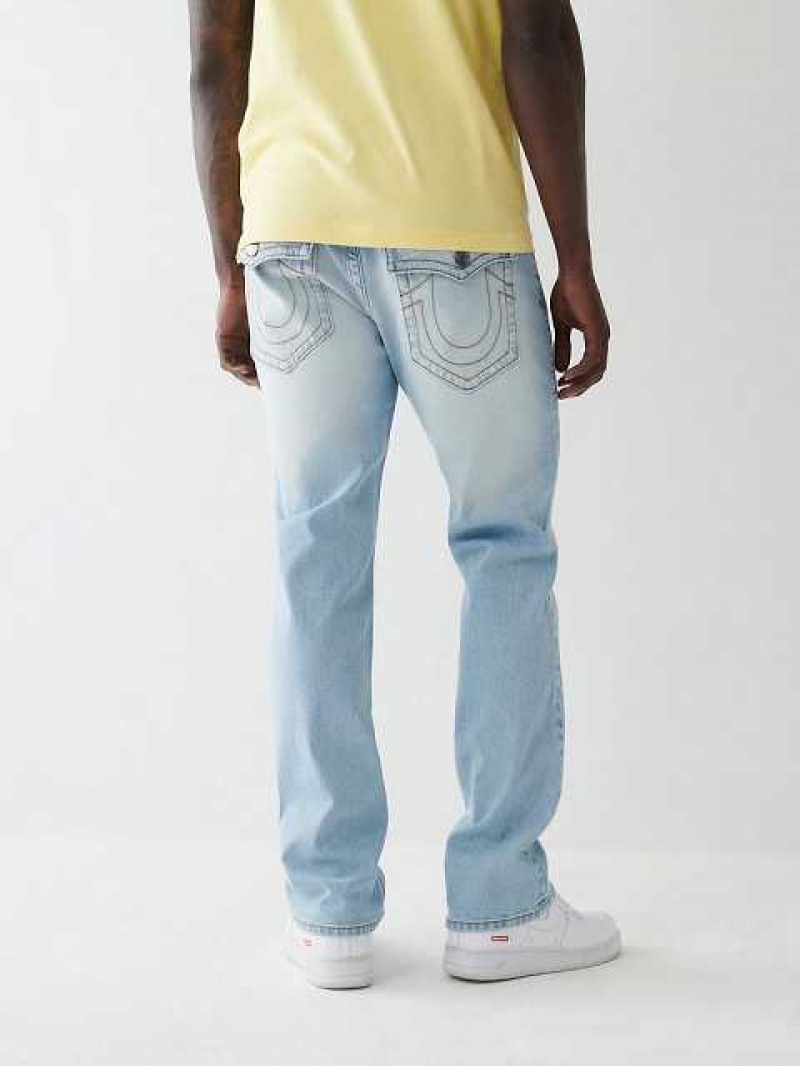 Jeans Straight True Religion Ricky Hombre Azules Claro | Colombia-IKNDMCU68