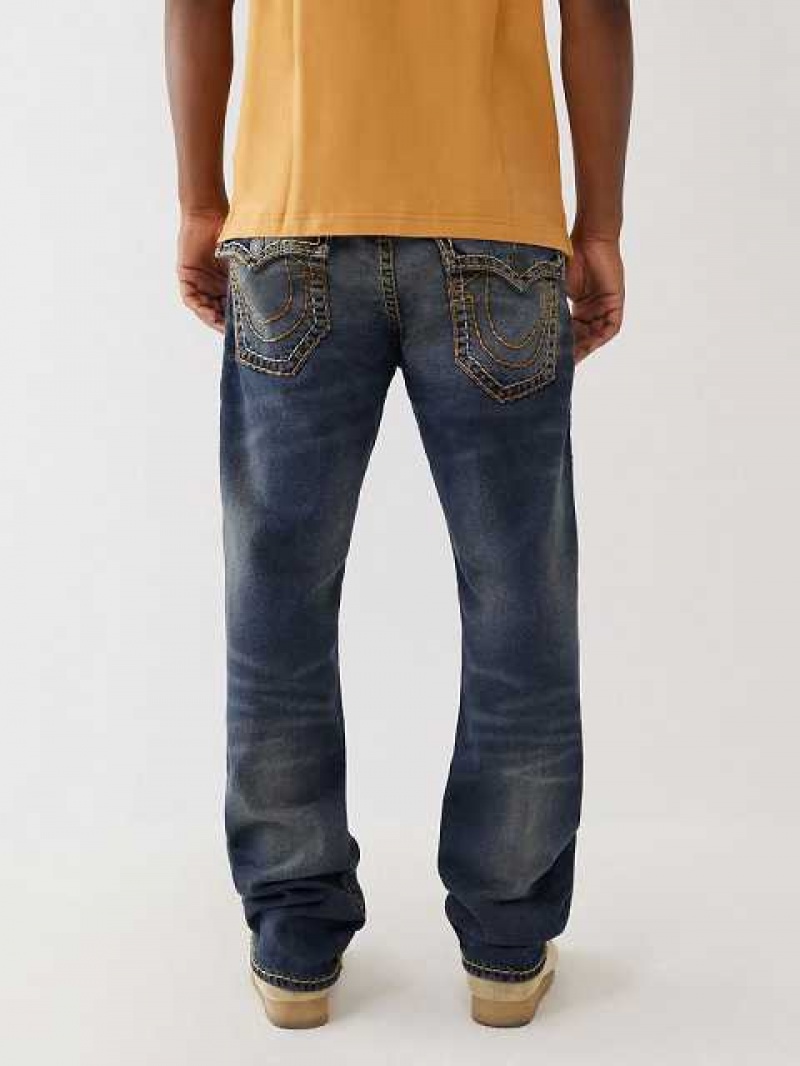 Jeans Straight True Religion Ricky Hombre Azules | Colombia-IWRVSMX51