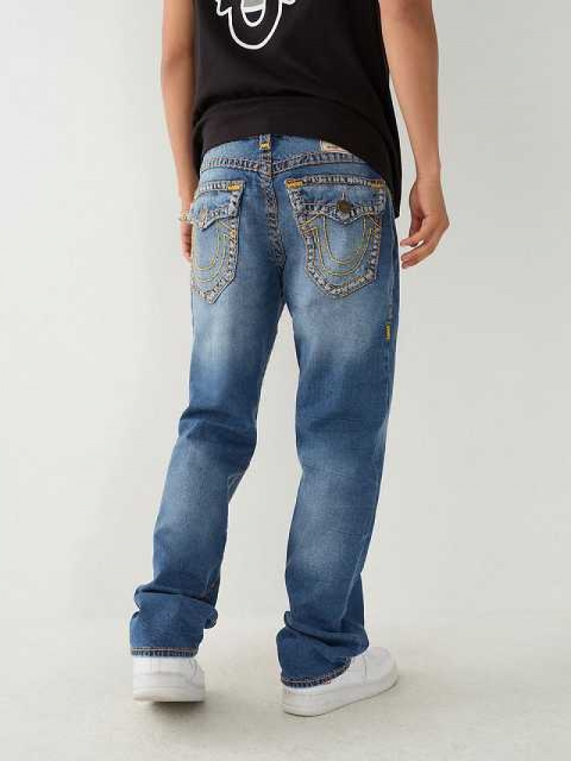 Jeans Straight True Religion Ricky Hombre Azules | Colombia-ERVXPFK04