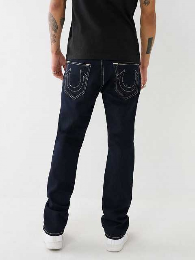 Jeans Straight True Religion Ricky Single Needle Hombre Body Rinse | Colombia-UKGYQDJ67