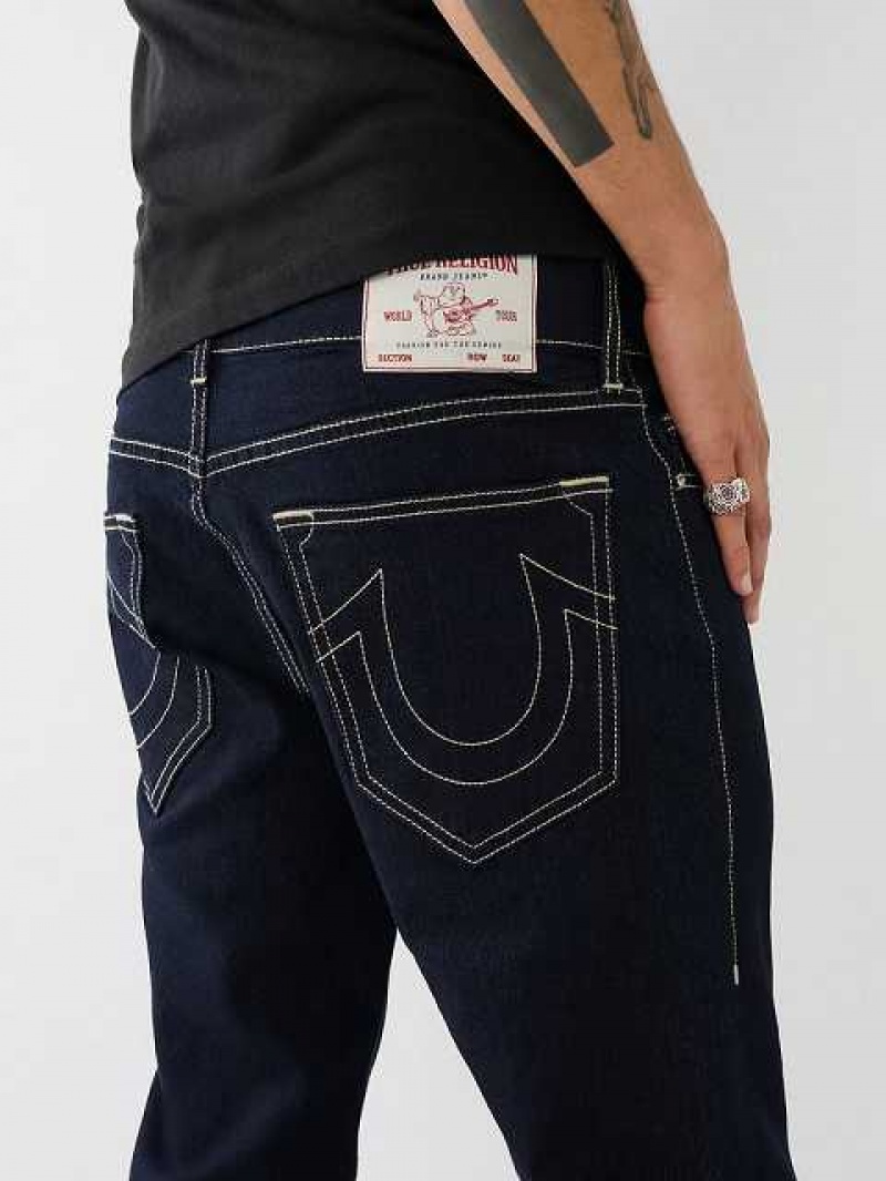 Jeans Straight True Religion Ricky Single Needle Hombre Body Rinse | Colombia-UKGYQDJ67