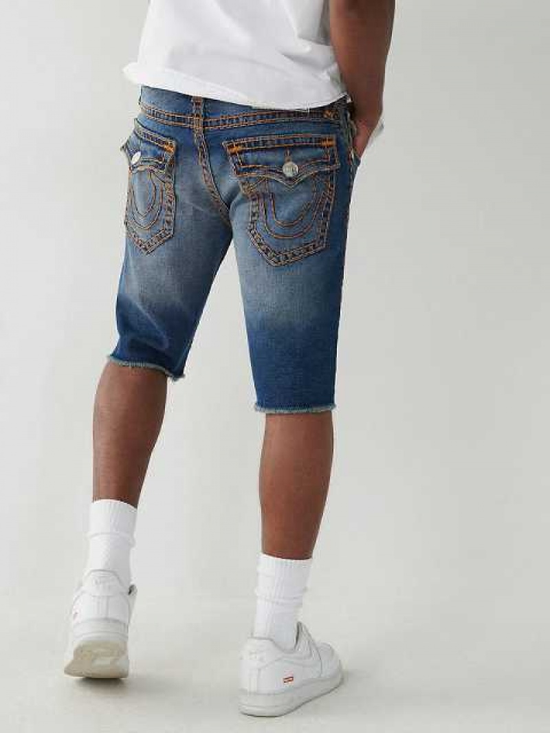 Jeans Straight True Religion Ricky Stitch Hombre Azules | Colombia-ALCPFTG64