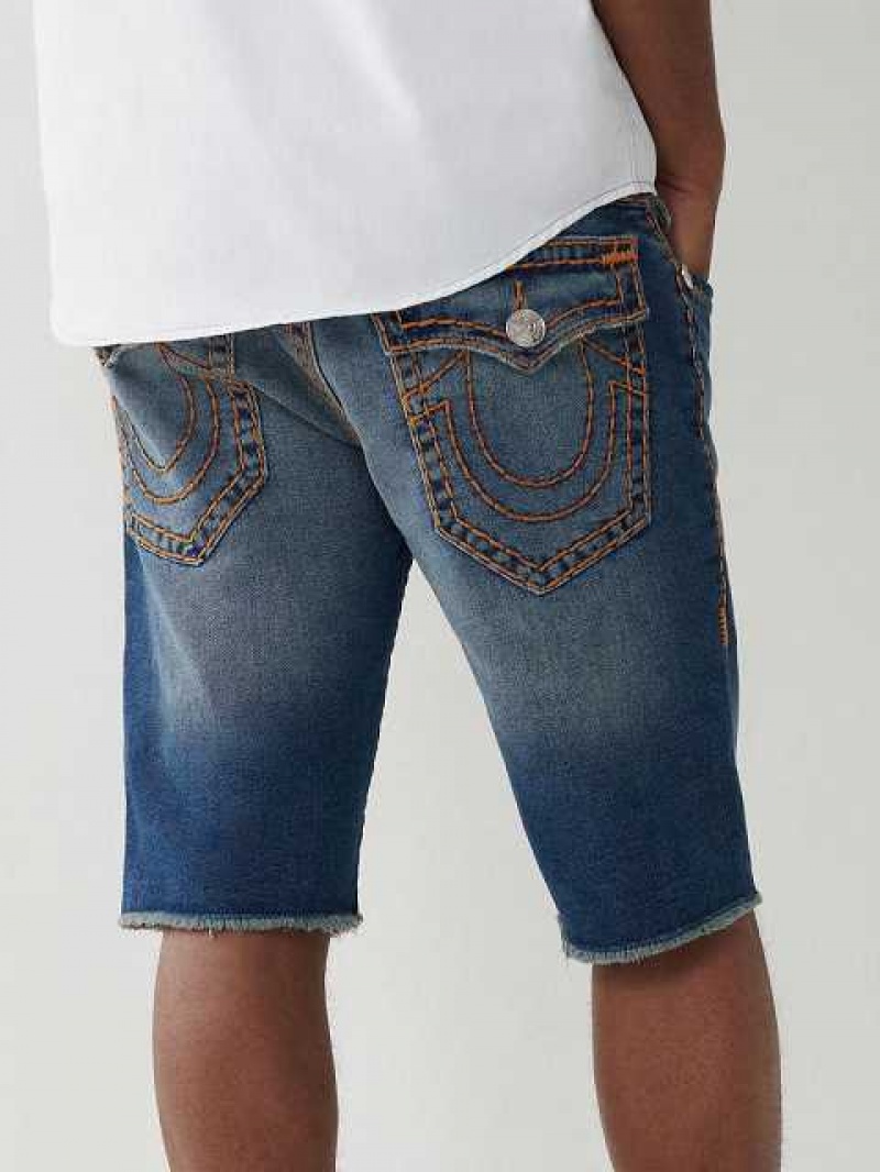 Jeans Straight True Religion Ricky Stitch Hombre Azules | Colombia-ALCPFTG64