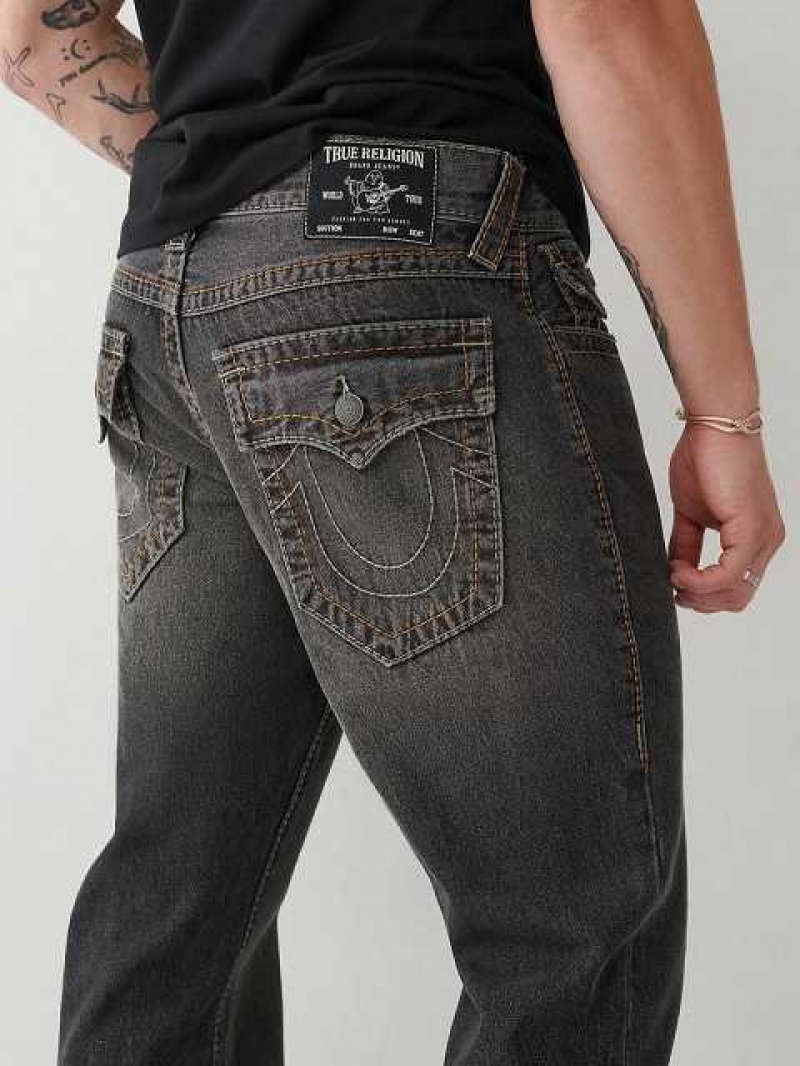 Jeans Straight True Religion Ricky Stitch Hombre Gris Azules | Colombia-YNJBDSP50