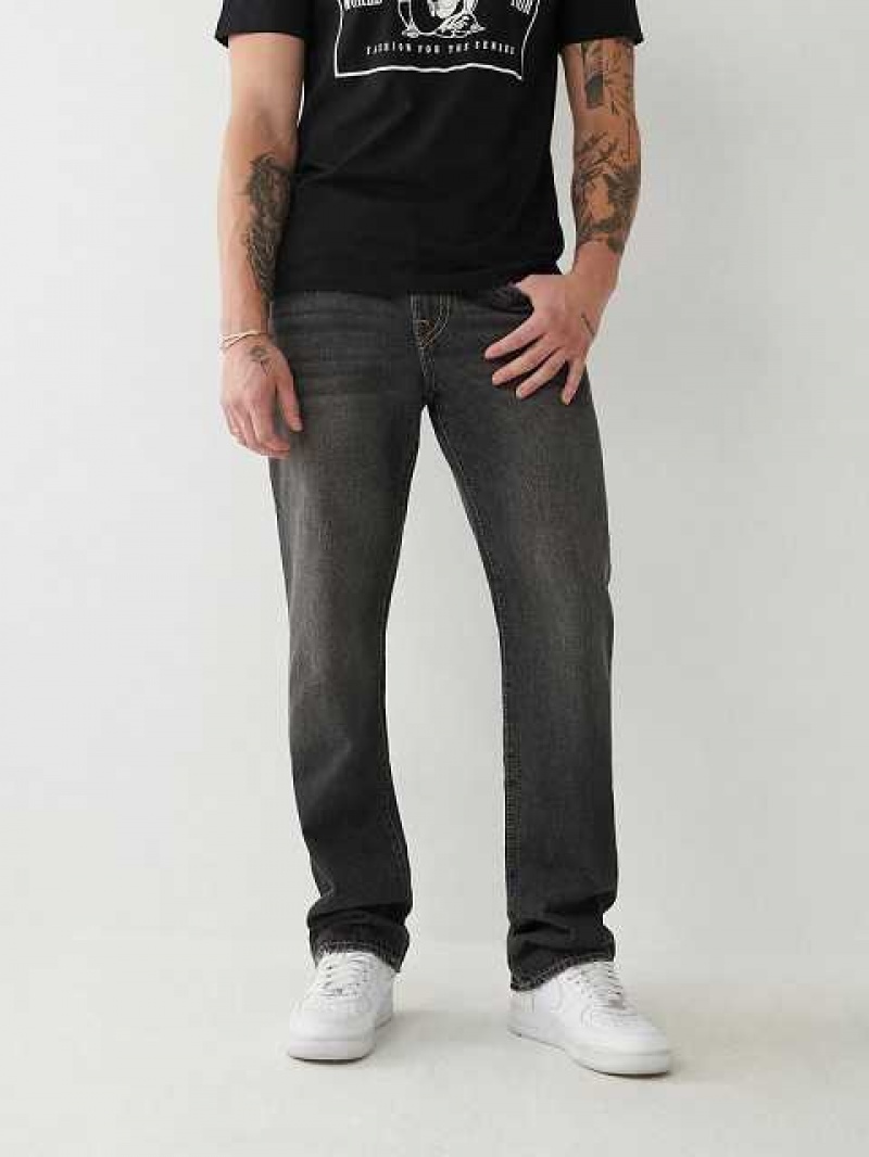 Jeans Straight True Religion Ricky Stitch Hombre Gris Azules | Colombia-YNJBDSP50