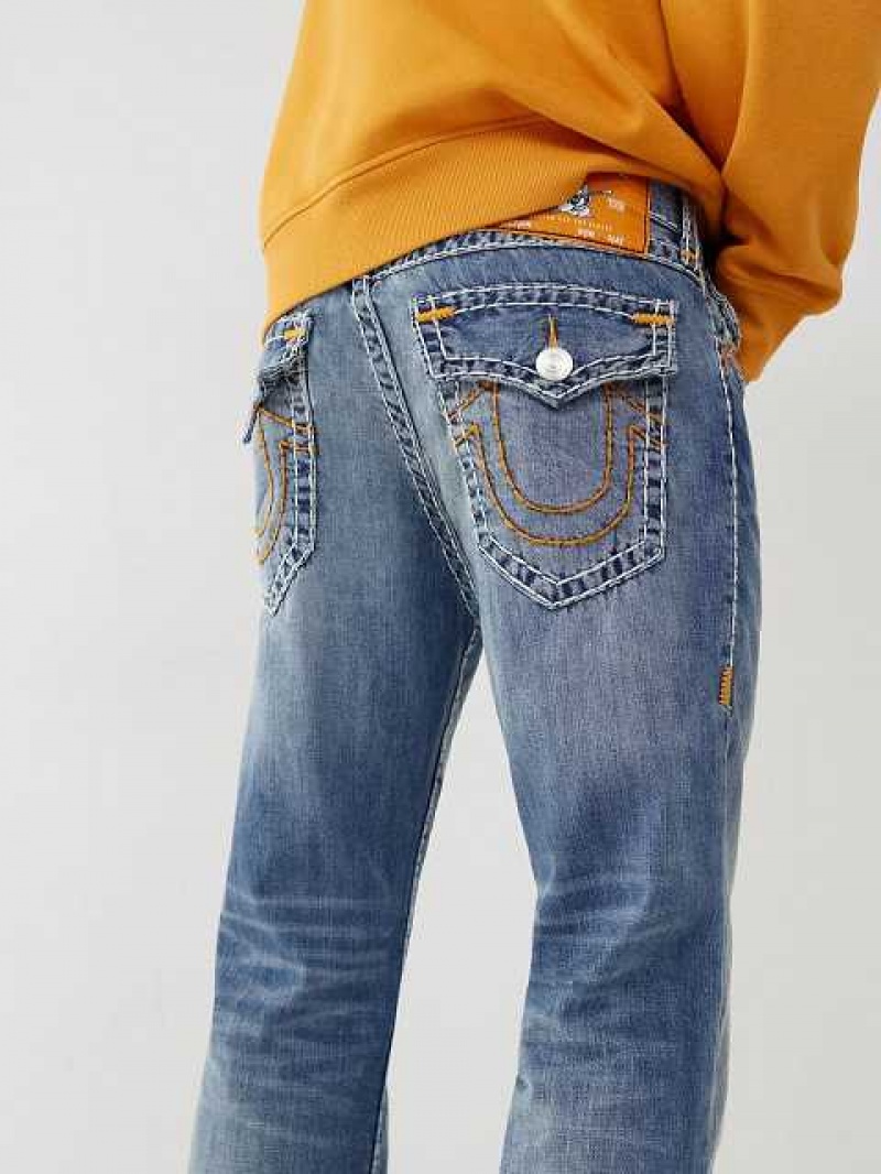 Jeans Straight True Religion Ricky Vintage Hombre Azules | Colombia-VIRYUNS61