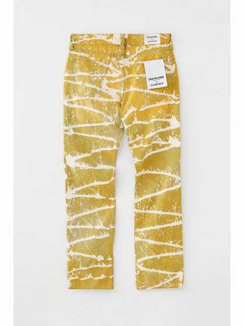 Jeans Straight True Religion Tr X Everyone Ricky Hombre Amarillo | Colombia-BGTDAEF64