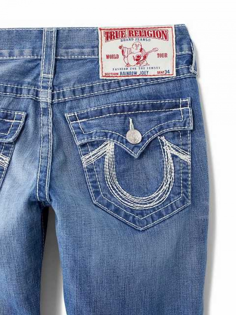 Jeans True Religion Archive Joey Rainbow Stitch Hombre Azules | Colombia-TYPAQGB03