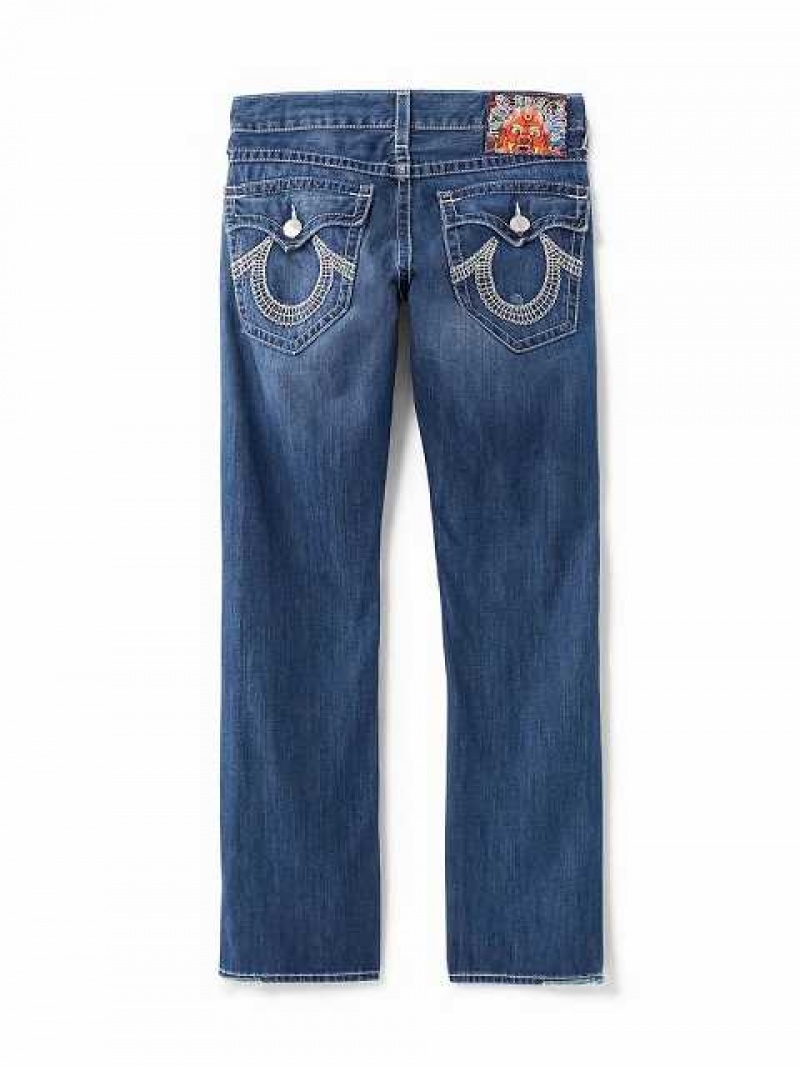 Jeans True Religion Archive Spider Stitch Hombre Azules | Colombia-KMILOPG01