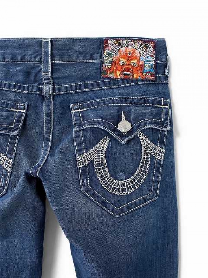 Jeans True Religion Archive Spider Stitch Hombre Azules | Colombia-KMILOPG01