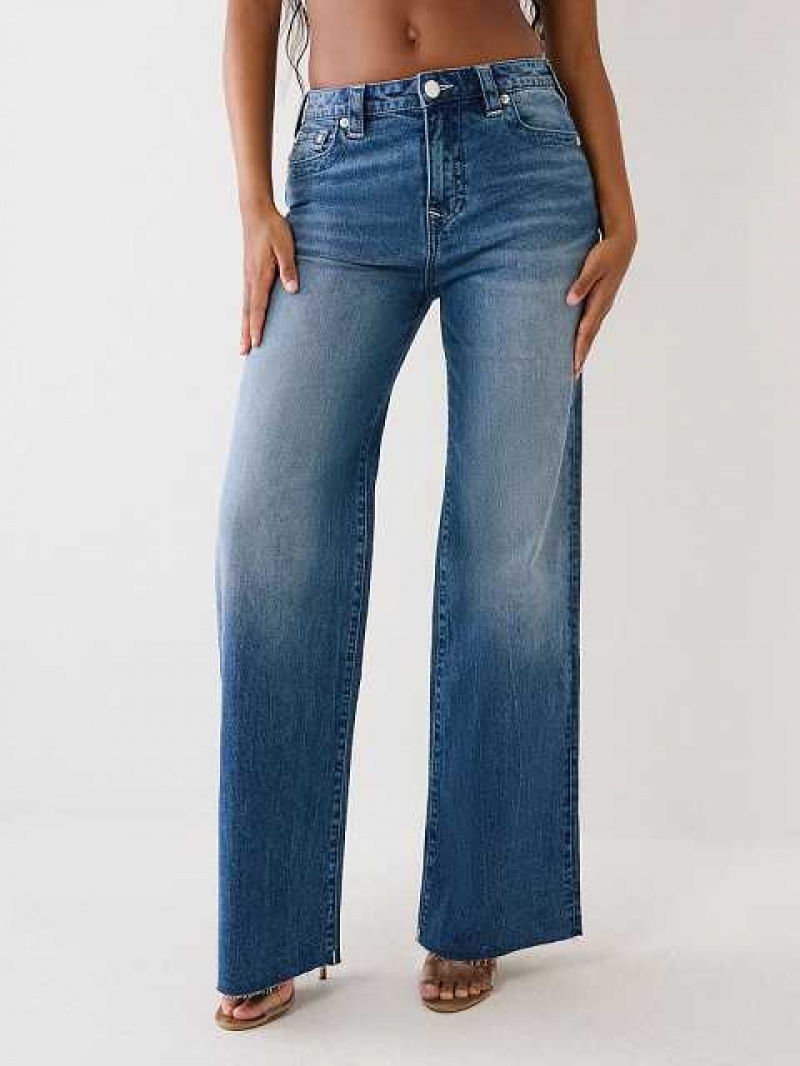 Jeans True Religion Leila High Rise Mujer Azules | Colombia-MRNOIJT83