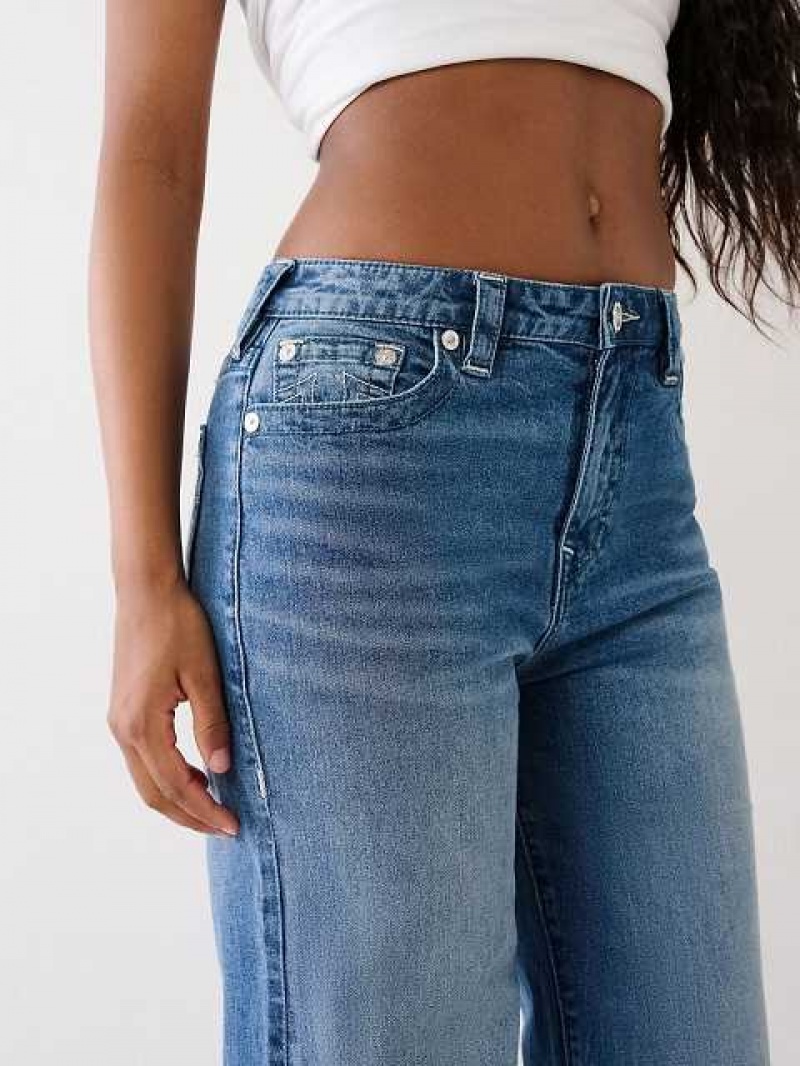 Jeans True Religion Leila High Rise Mujer Azules | Colombia-MRNOIJT83