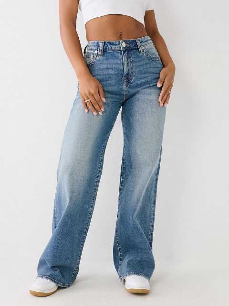 Jeans True Religion Leila High Rise Mujer Azules | Colombia-AHOFCXW30