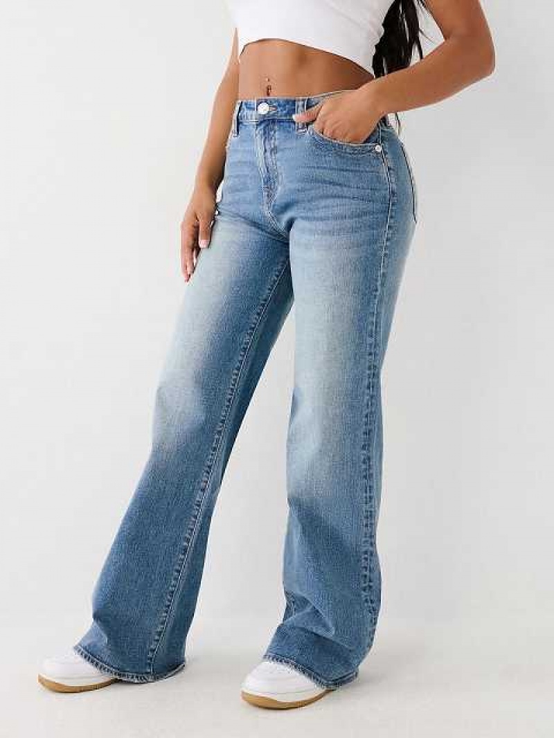 Jeans True Religion Leila High Rise Mujer Azules | Colombia-AHOFCXW30