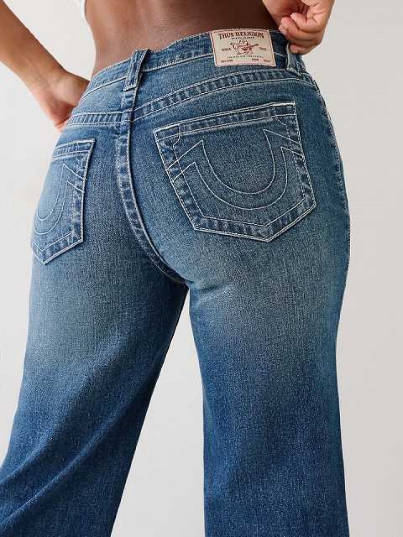 Jeans True Religion Leila High Rise Mujer Azules Oscuro | Colombia-UMFPGSK52