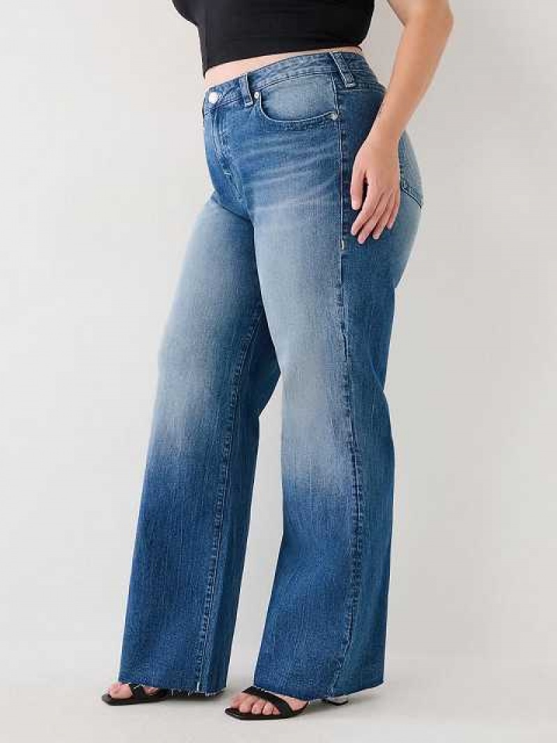 Jeans True Religion Plus Leila High Rise Mujer Azules | Colombia-ZXNIOVK89