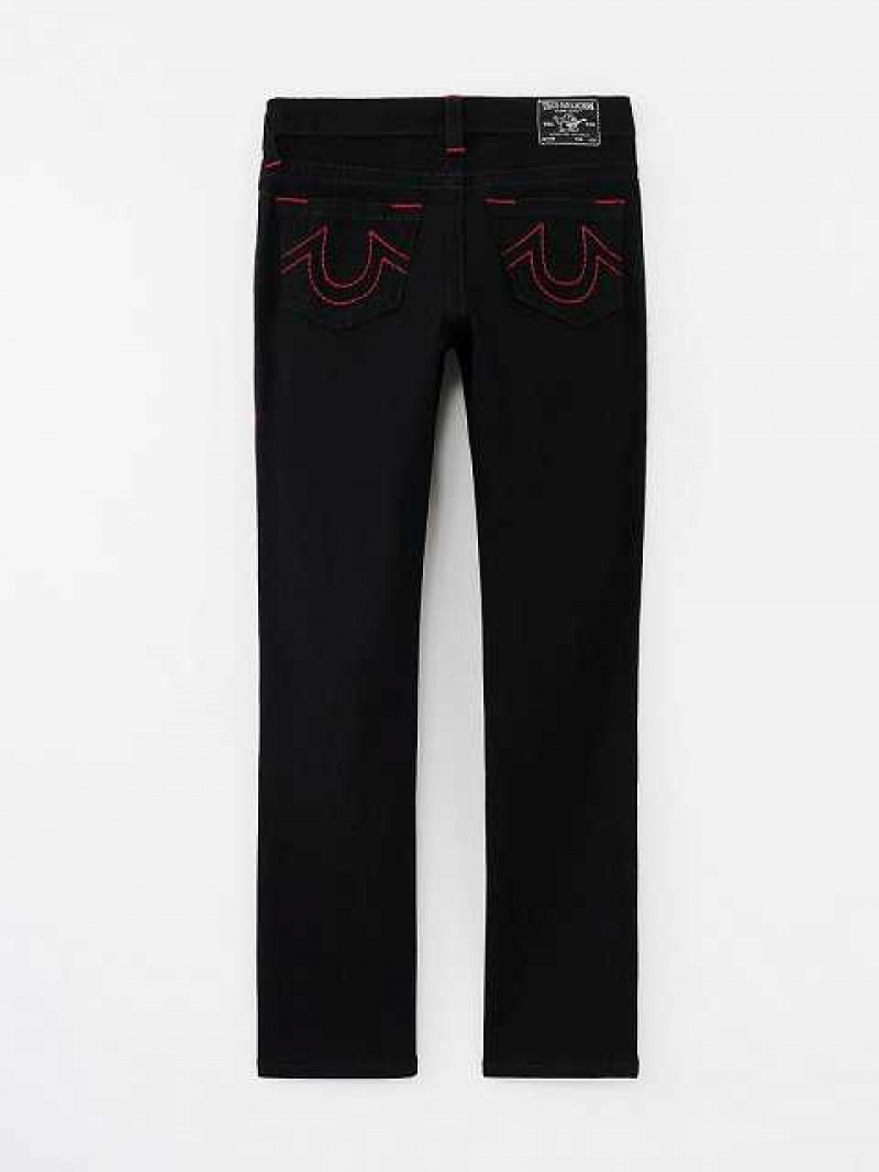 Jeans True Religion Rocco Niños Negras | Colombia-YECMVLT49