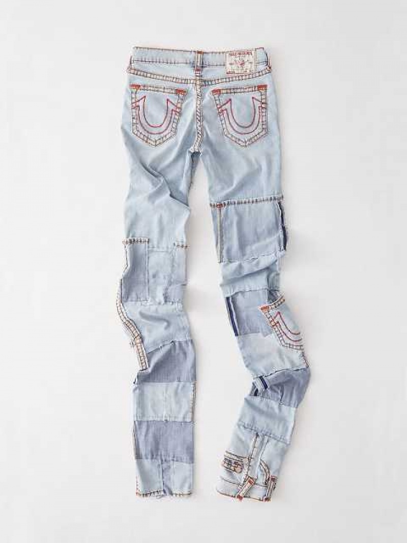 Jeans True Religion Tr X Gems Rocco Hombre Azules Claro | Colombia-HXWUEGZ89