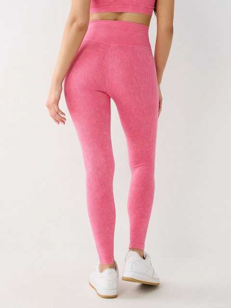 Leggins True Religion Seamless Mujer Rosas | Colombia-JERSLTX28