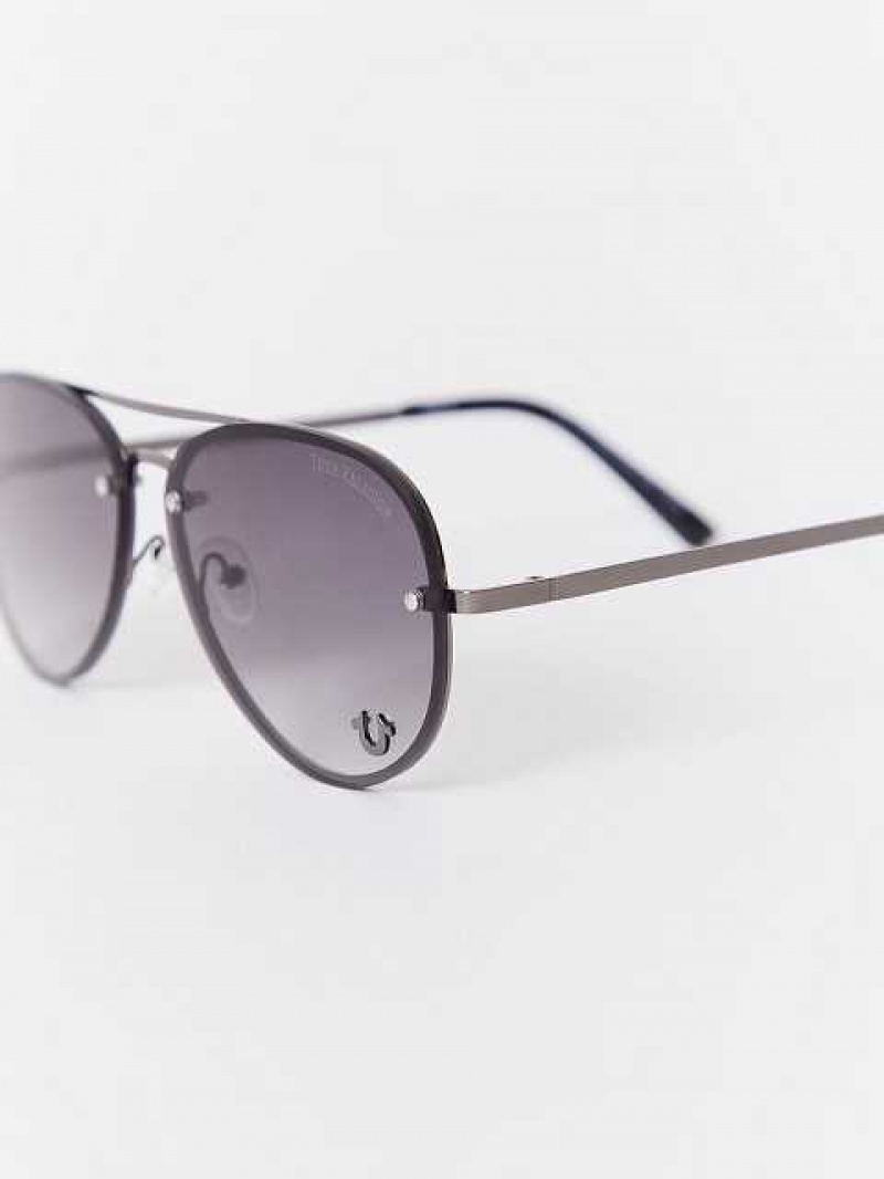 Lentes de Sol True Religion Aviator Unisex Negras | Colombia-KYHONIS90