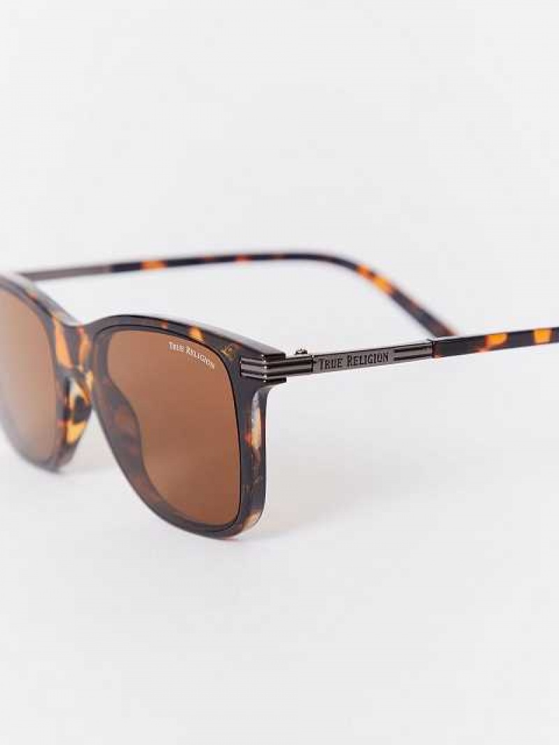 Lentes de Sol True Religion Tortoise Shell Unisex Leopardo | Colombia-GKUDNAI51