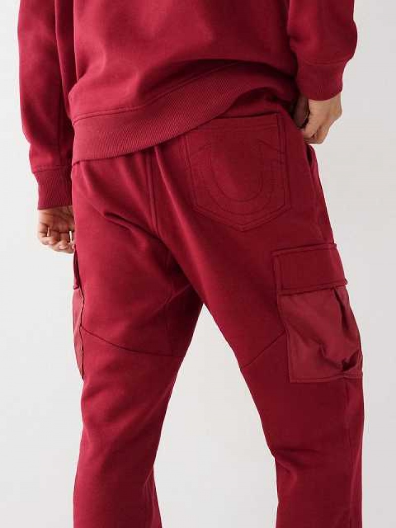 Pantalon Cargo True Religion Revolt Jogger Hombre Fucsia | Colombia-MGPBZOK89