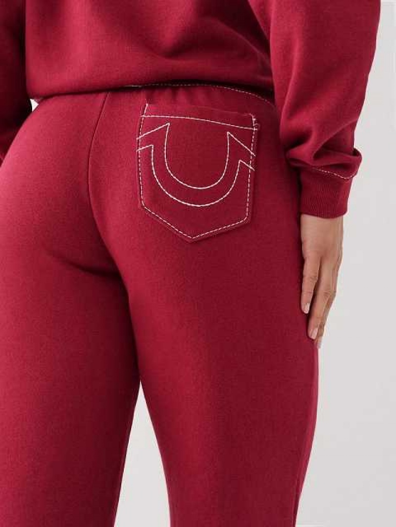 Pantalon Jogger True Religion Big T Directo Mujer Fucsia | Colombia-BTAPOCF65