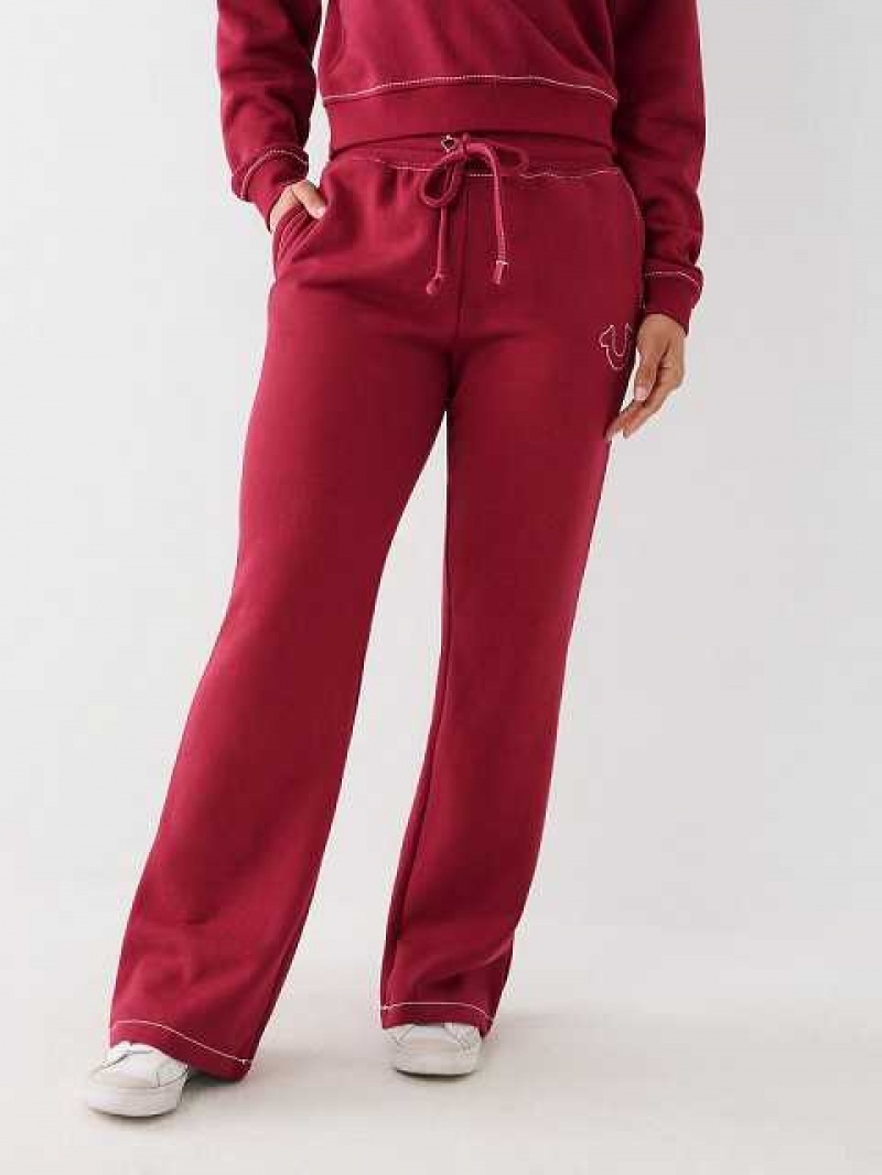 Pantalon Jogger True Religion Big T Directo Mujer Fucsia | Colombia-BTAPOCF65