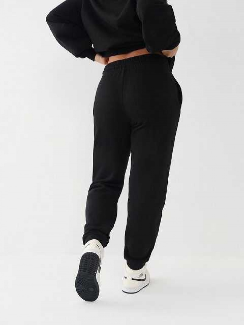 Pantalon Jogger True Religion Crystal Relaxed Mujer Negras | Colombia-EMRDLIF65