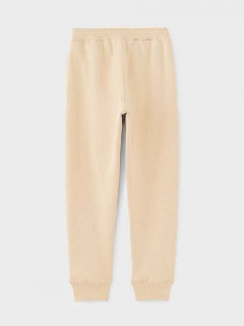 Pantalon Jogger True Religion Horeshoe Logo Niños Beige | Colombia-NFLQIPD60