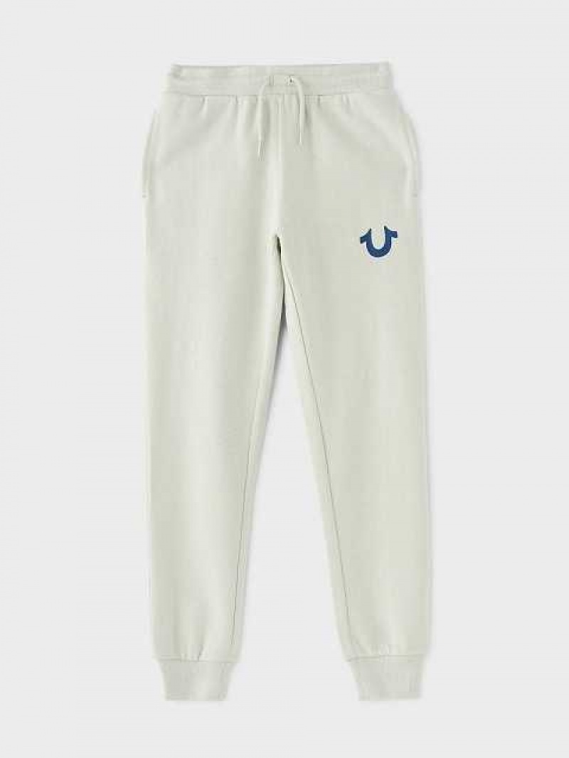 Pantalon Jogger True Religion Logo Niños Blancas | Colombia-FQKUOIH68