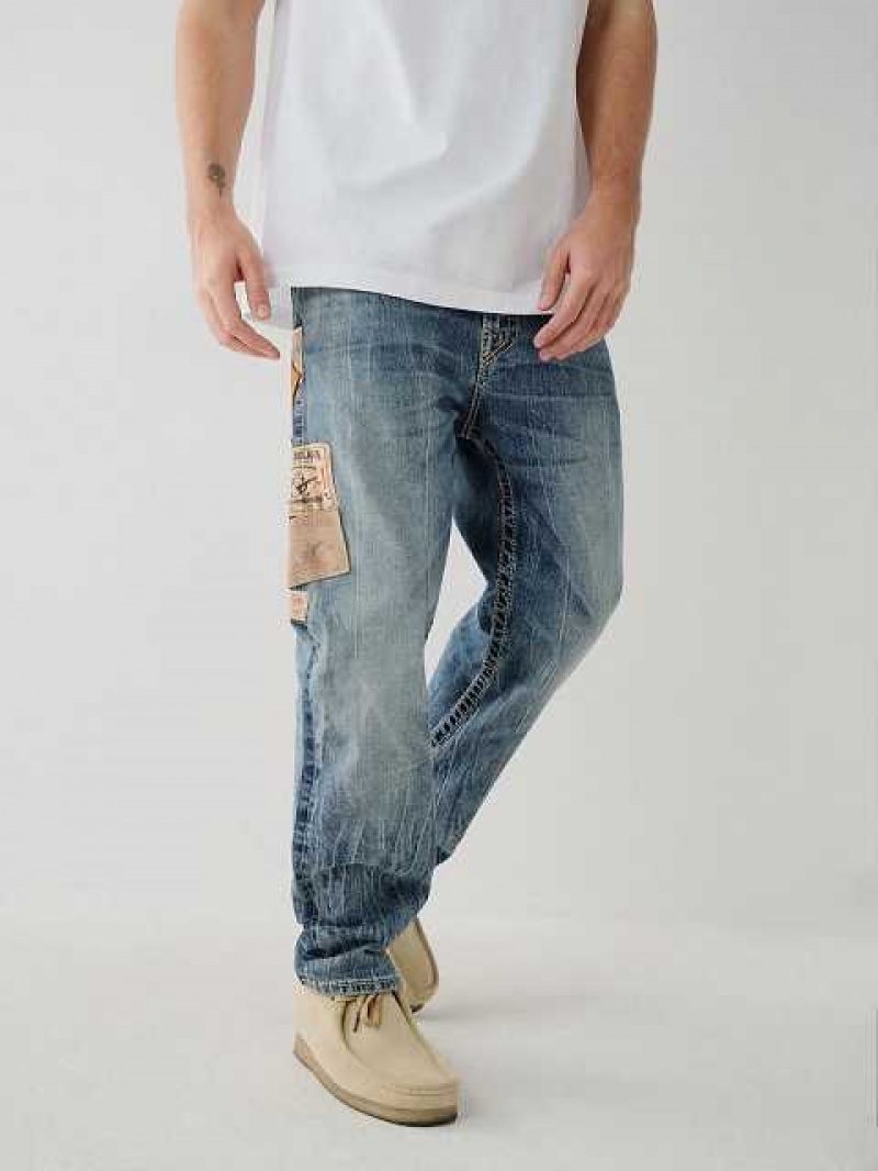 Pantalon True Religion Archive Devin Hombre Azules | Colombia-ALZNSOH36