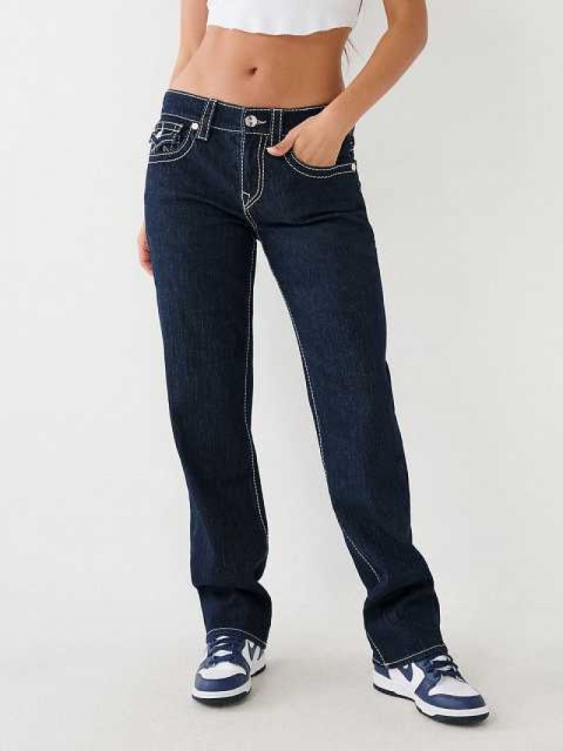 Pantalon True Religion Ricki Lurex Relaxed Mujer Body Rinse | Colombia-GIWOUKQ84