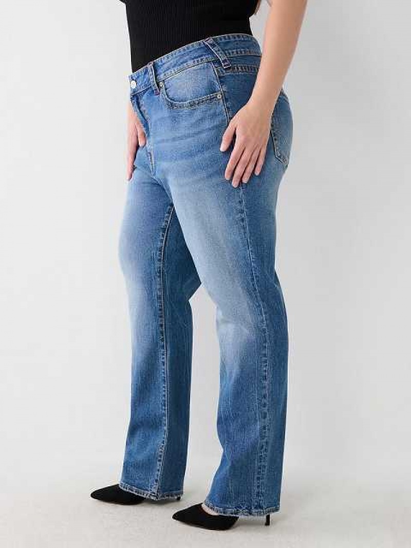 Relaxed Fit Jeans True Religion Plus Ricki Mujer Azules | Colombia-TMUCBSA25