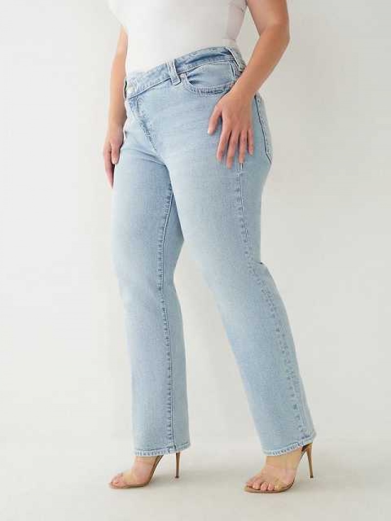 Relaxed Fit Jeans True Religion Ricki Crossover Mujer Azules Claro | Colombia-MNYGKJX58