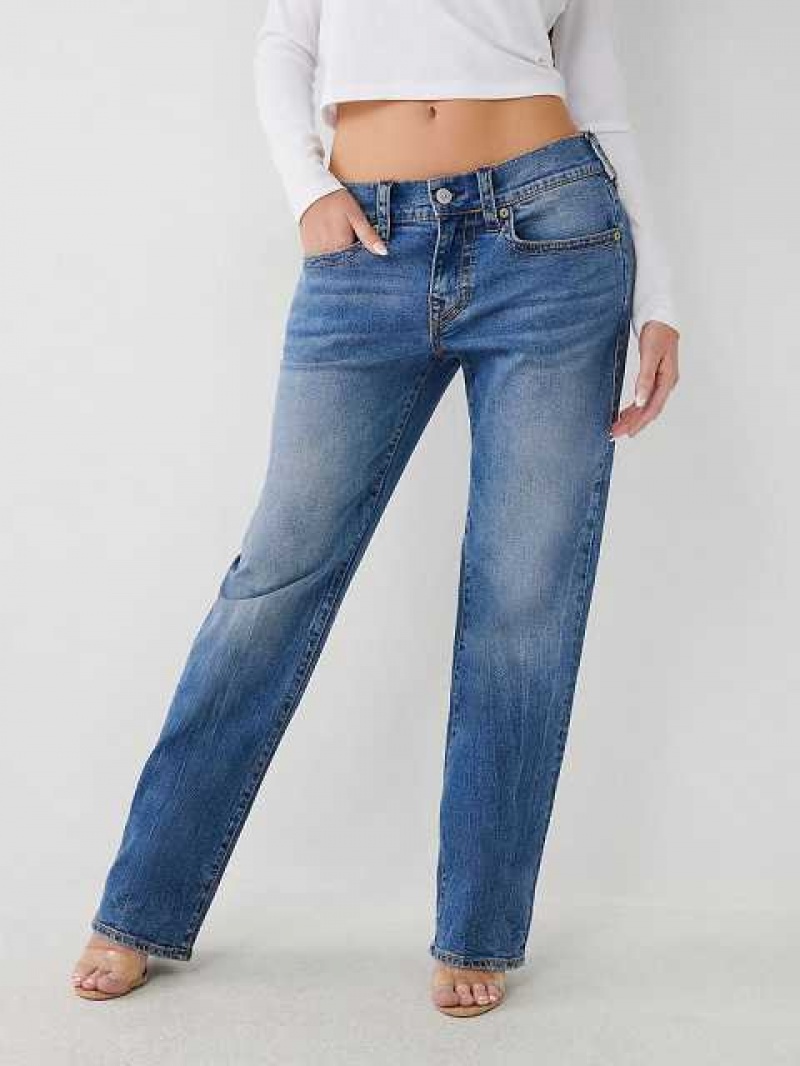 Relaxed Fit Jeans True Religion Ricki Mujer Azules | Colombia-LXUZDEF16