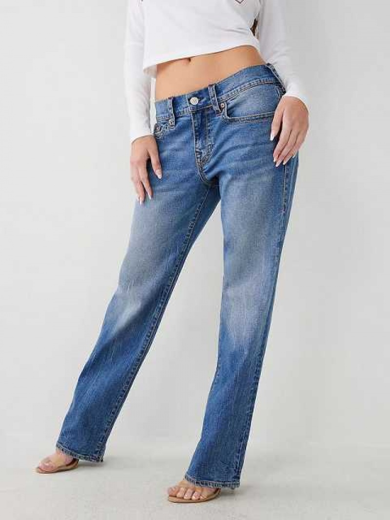 Relaxed Fit Jeans True Religion Ricki Mujer Azules | Colombia-LXUZDEF16