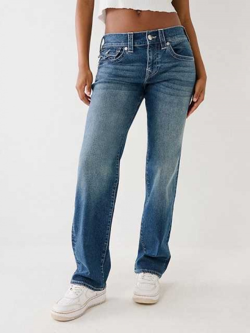 Relaxed Fit Jeans True Religion Ricki Mujer Azules Oscuro | Colombia-LZRNWIG01