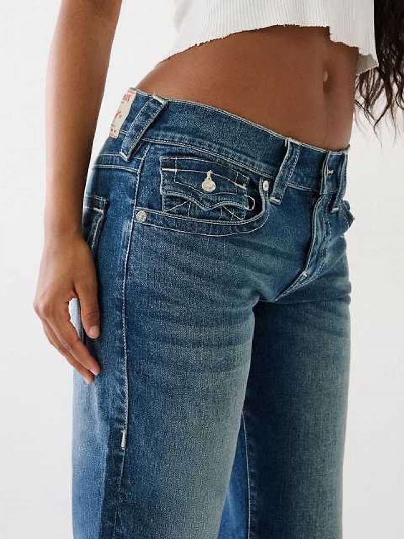 Relaxed Fit Jeans True Religion Ricki Mujer Azules Oscuro | Colombia-LZRNWIG01