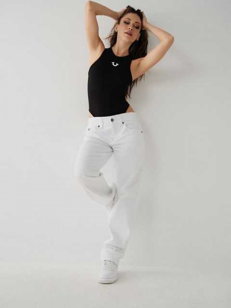 Relaxed Fit Jeans True Religion Ricki Mujer Blancas | Colombia-QORSTCK32