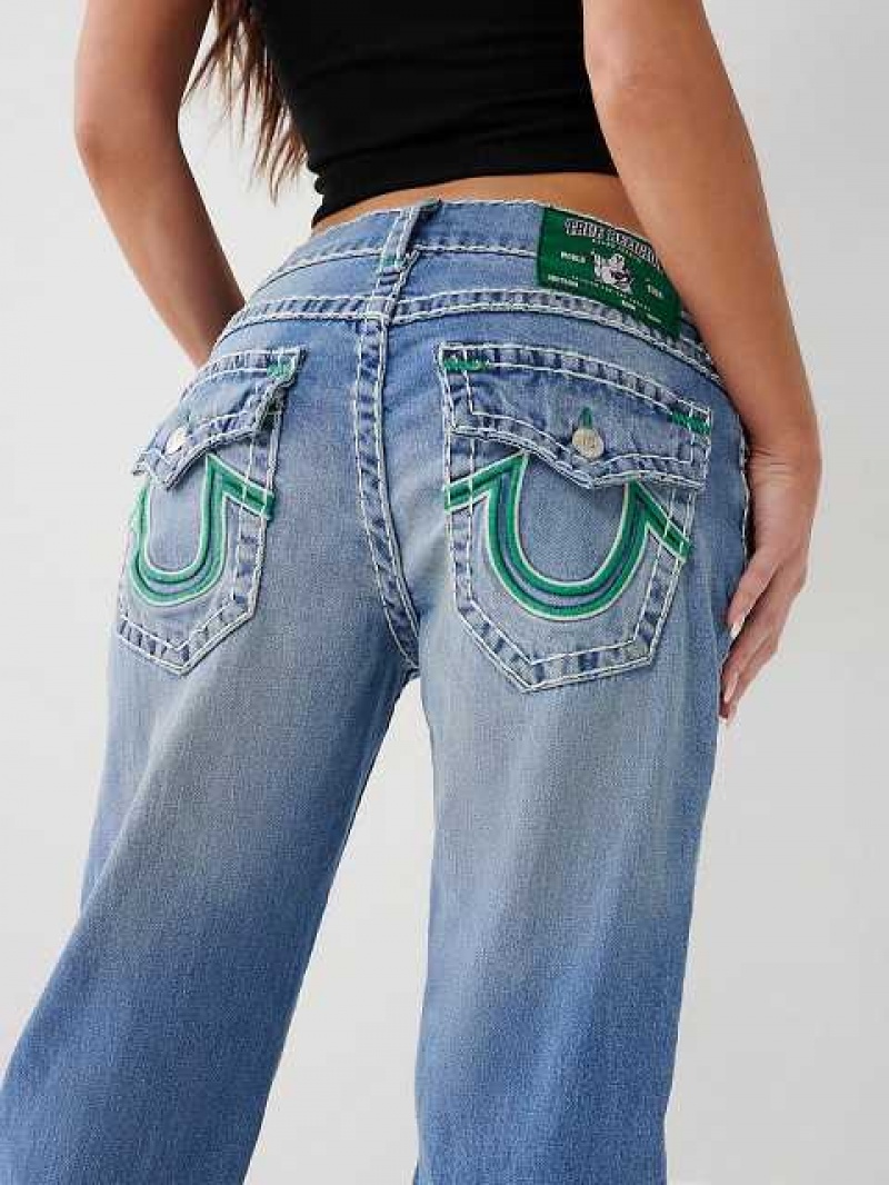 Relaxed Fit Jeans True Religion Ricki Super T Stitch Mujer Azules | Colombia-VEGDQUJ46