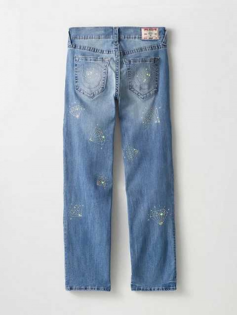 Relaxed Fit Jeans True Religion Tr X Dreezy Ricki Mujer Azules | Colombia-LPCGWOY85