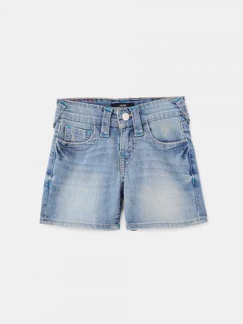 Short True Religion Jayde Niños Azules | Colombia-YXGRWSI53