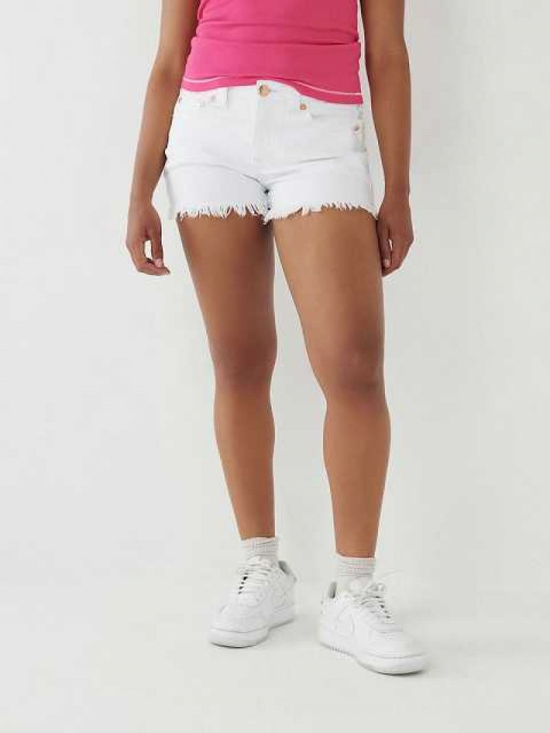 Short True Religion Jennie Curvy Mujer Blancas | Colombia-IZFLSUO46