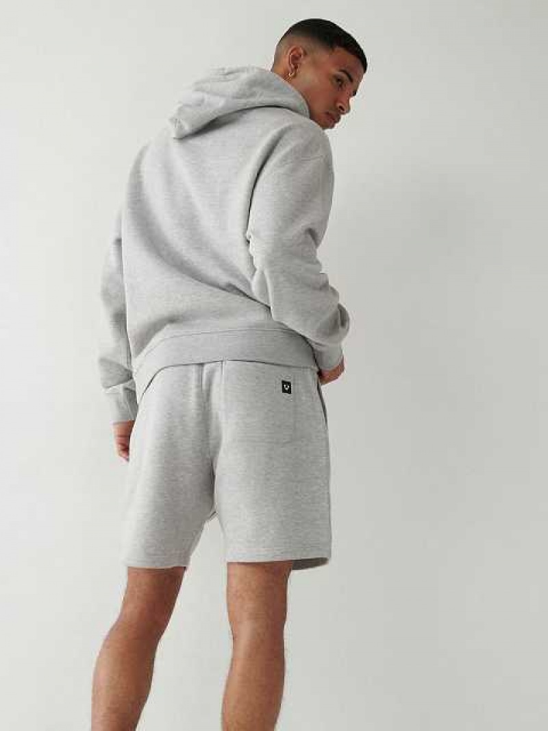 Short True Religion Logo Relaxed Hombre Gris | Colombia-IKFOVAH53