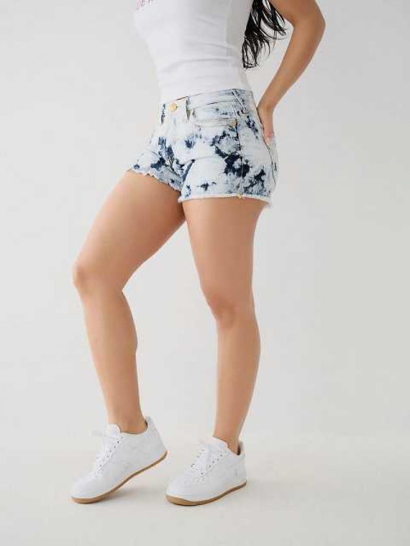 Short True Religion Maisie Mujer Azules | Colombia-VERTKDL67