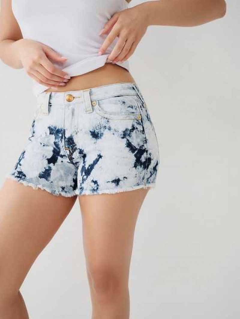 Short True Religion Maisie Mujer Azules | Colombia-VERTKDL67