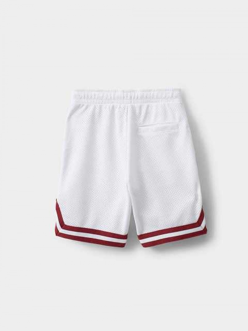 Short True Religion Mesh Niños Blancas | Colombia-MXKENDH58