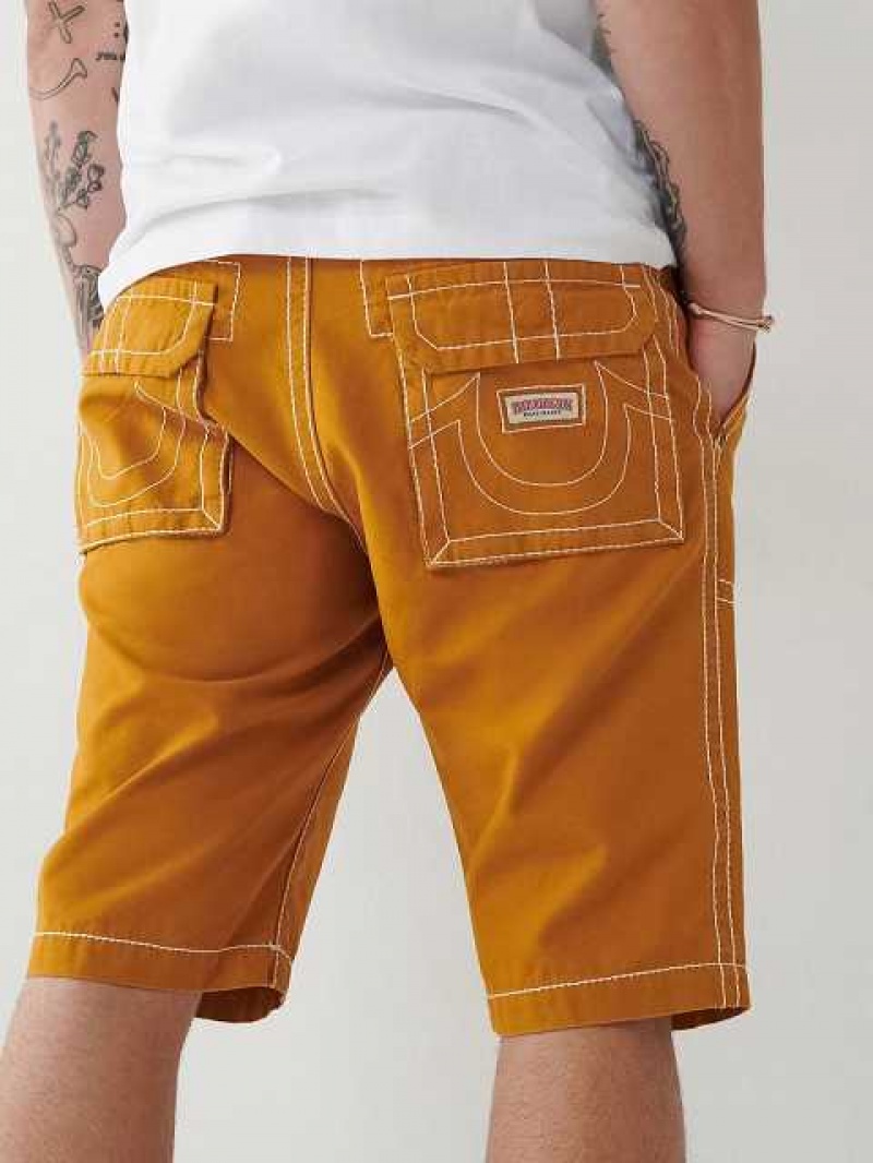 Short True Religion Pocket Hombre Blancas | Colombia-FOCXLIM81